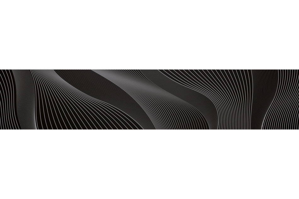 Küchenrückwand Schwarz Weiß Linien