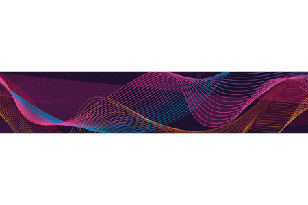 Küchenrückwand Neon Linien Abstrakt