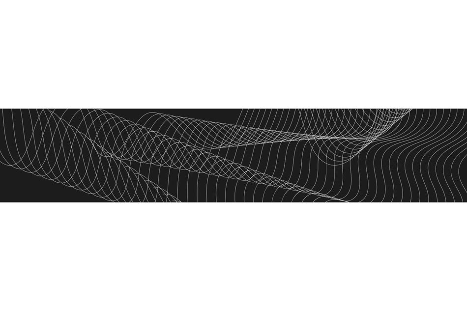 Küchenrückwand Schwarz Weiß Linien Design