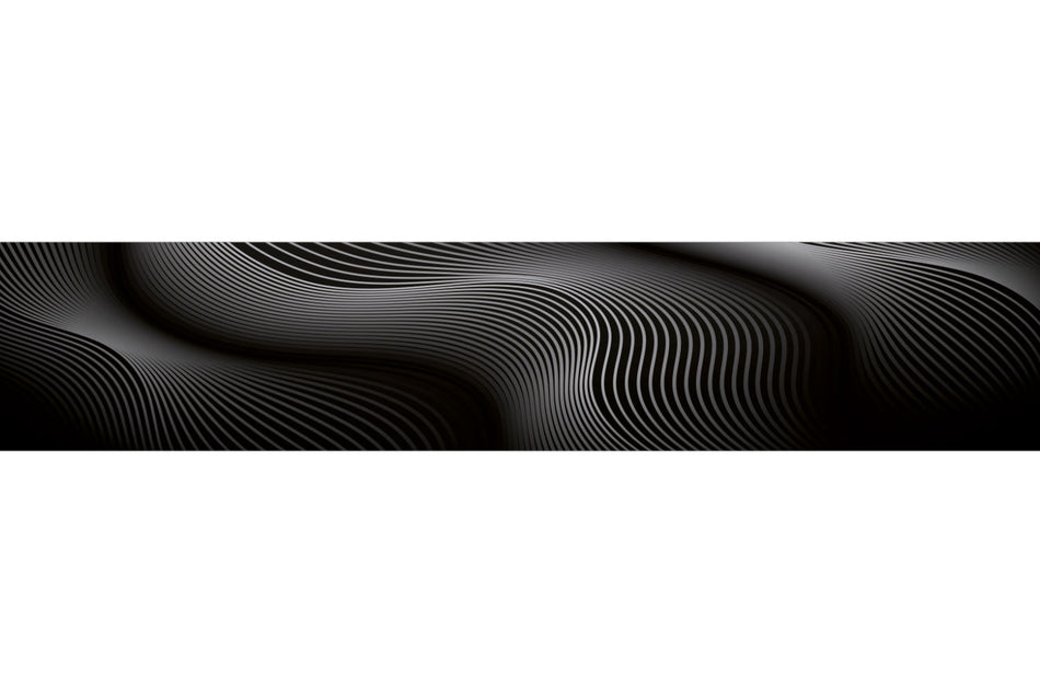 Küchenrückwand Schwarz Abstrakte Linien