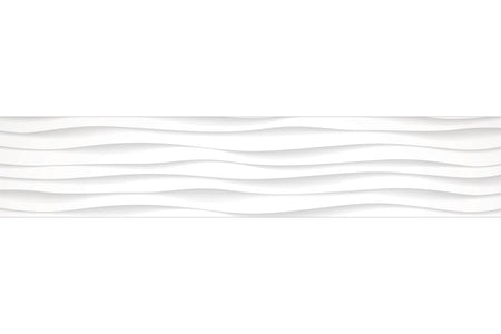 Küchenrückwand Weiß Wellen Design