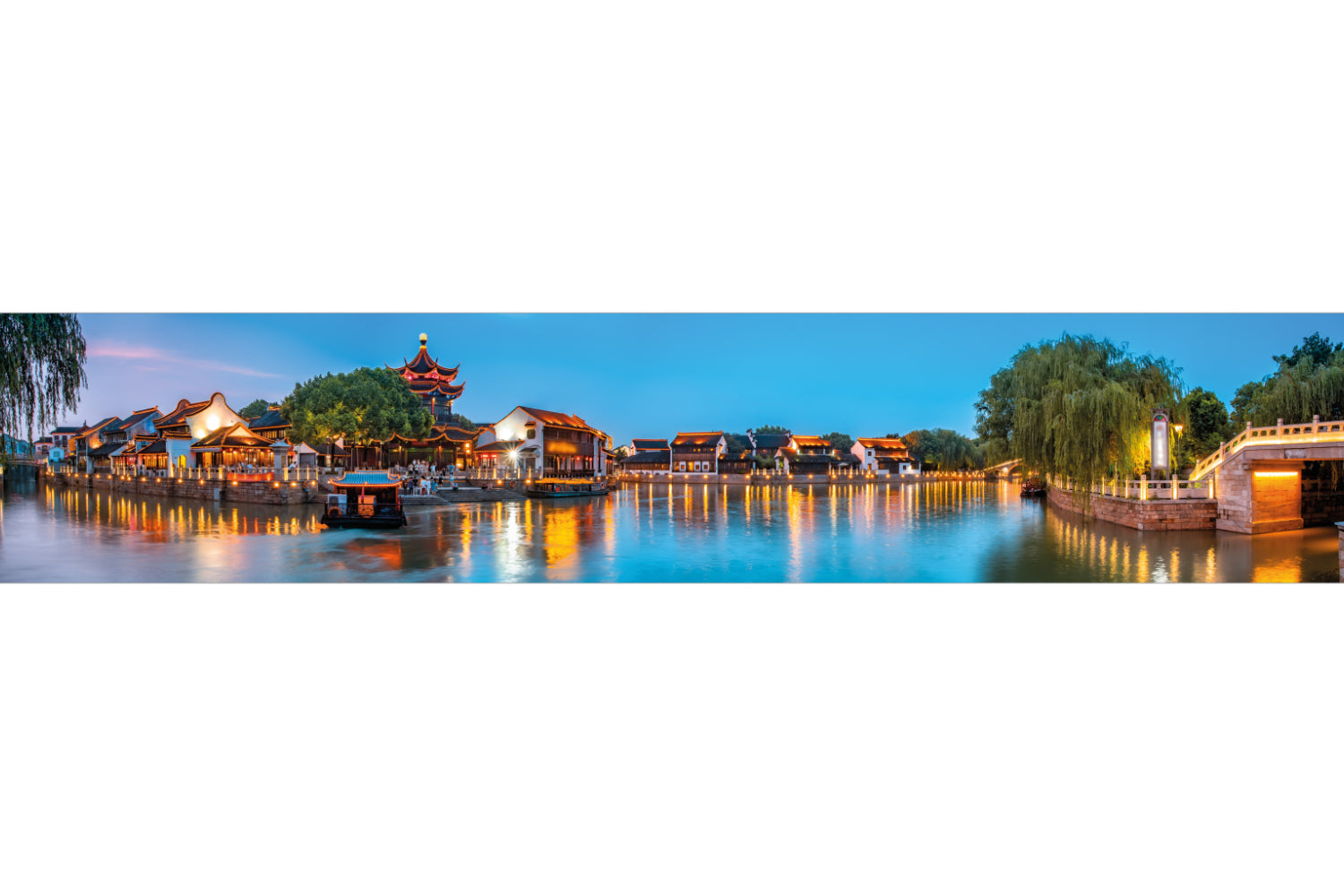 Küchenrückwand China Nachtansicht