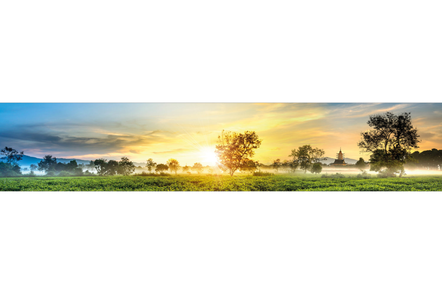 Küchenrückwand Sonnenaufgang