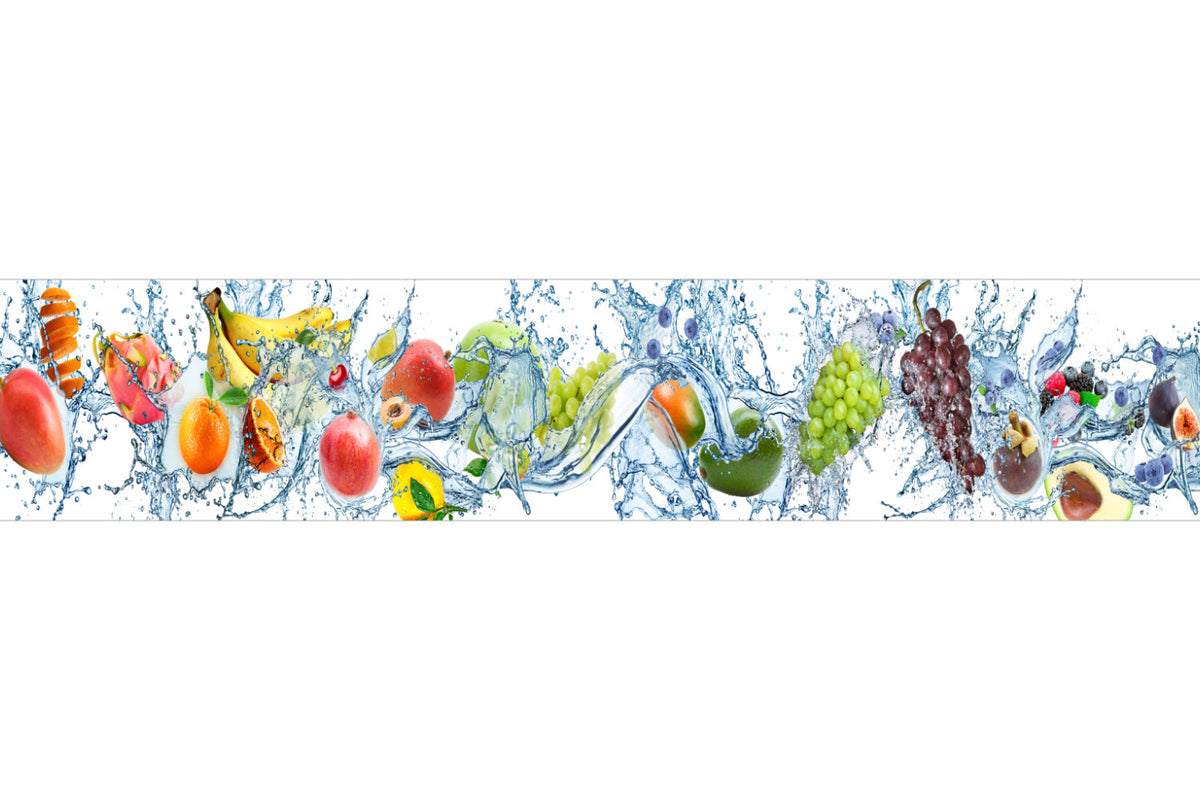 Küchenrückwand Obst im Wasser Splash