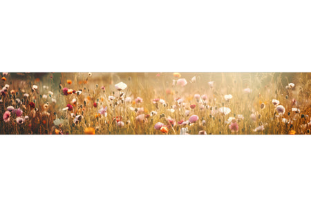 Küchenrückwand Blütenfeld Naturmotiv