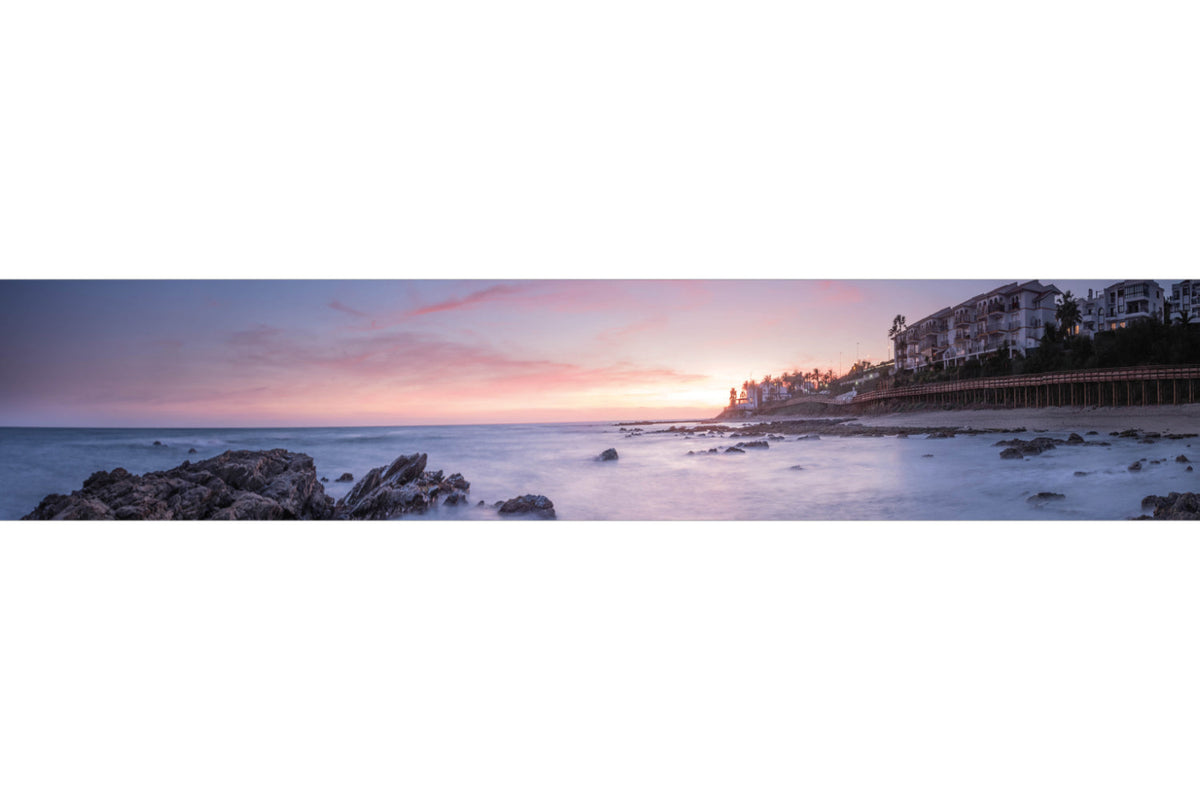 Küchenrückwand Meeresküste bei Sonnenuntergang