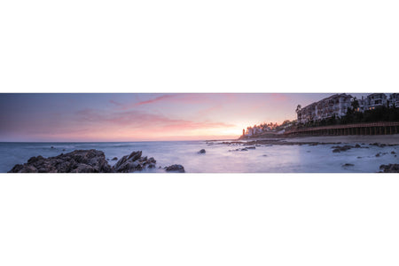 Küchenrückwand Meeresküste bei Sonnenuntergang