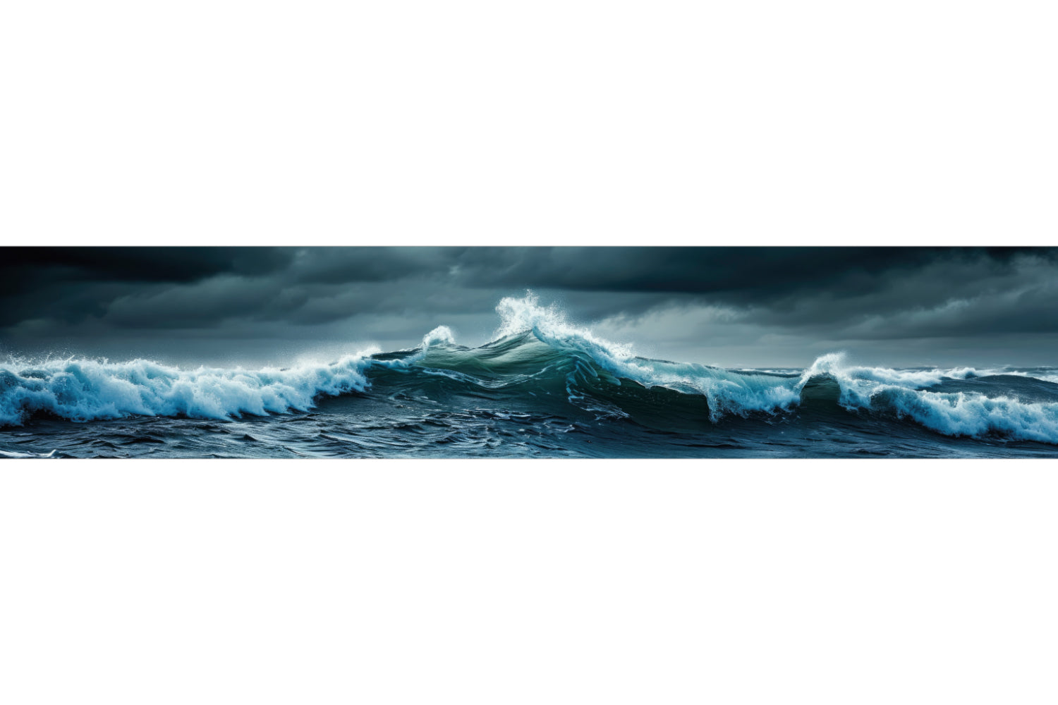 Küchenrückwand Sturm über dem Ozean