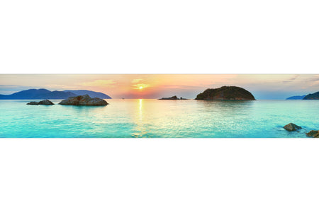 Küchenrückwand Sonnenuntergang am Meer