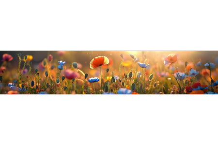 Küchenrückwand Sommerliche Wildblumen