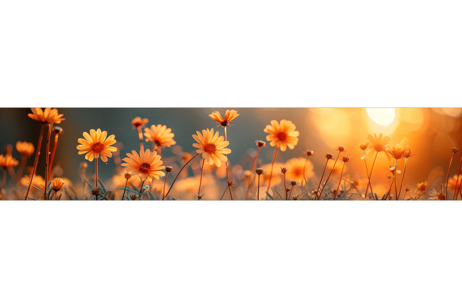 Küchenrückwand Sommerblumen