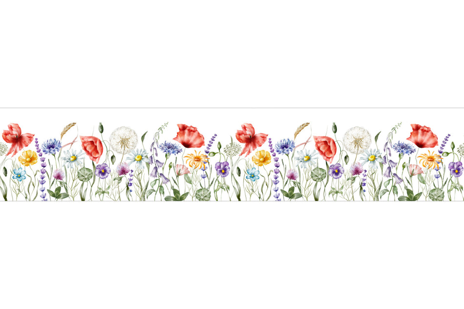 Küchenrückwand Blumen Aquarell