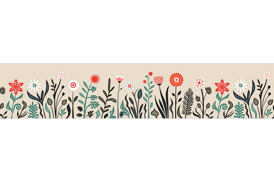 Küchenrückwand Modernes Blumenmuster