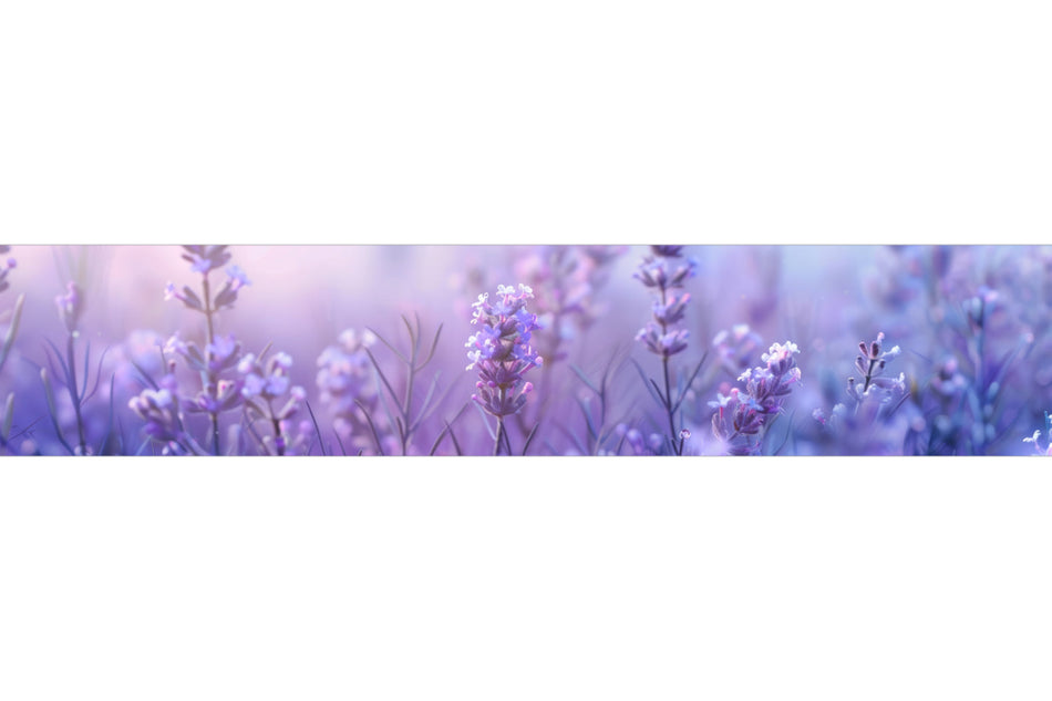 Küchenrückwand Lavendel in Pastellfarben