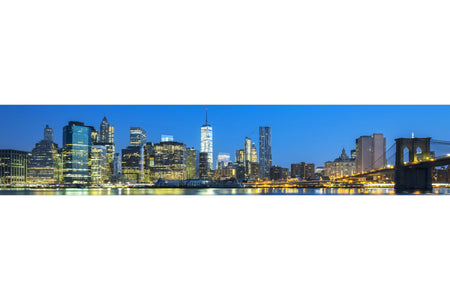 Küchenrückwand Skyline bei Nacht