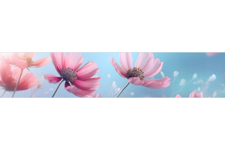 Küchenrückwand Rosa Blüten