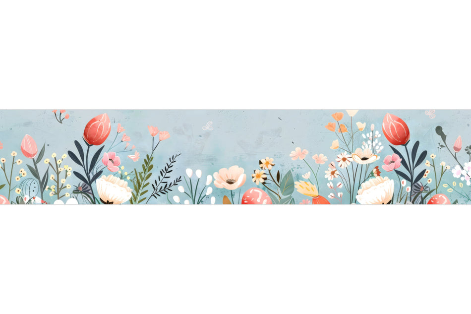 Küchenrückwand Blumen Aquarell