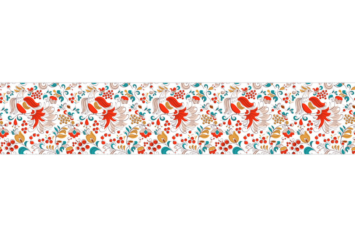 Küchenrückwand Buntes Folklore-Muster