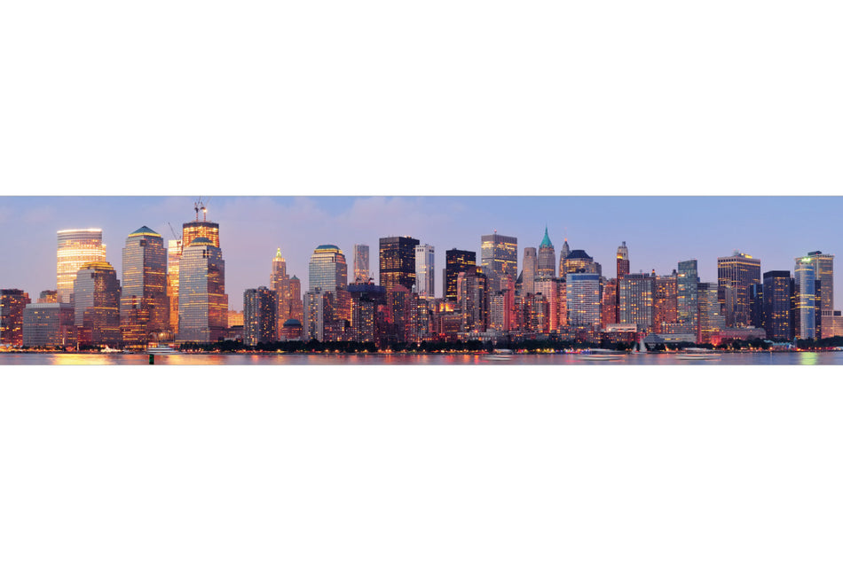 Küchenrückwand Skyline bei Sonnenuntergang