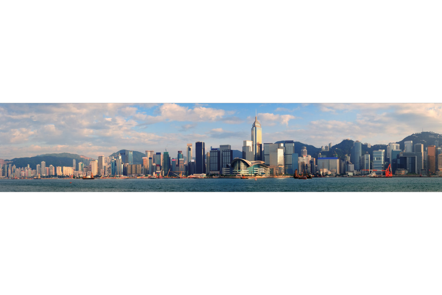 Küchenrückwand Skyline am Meer