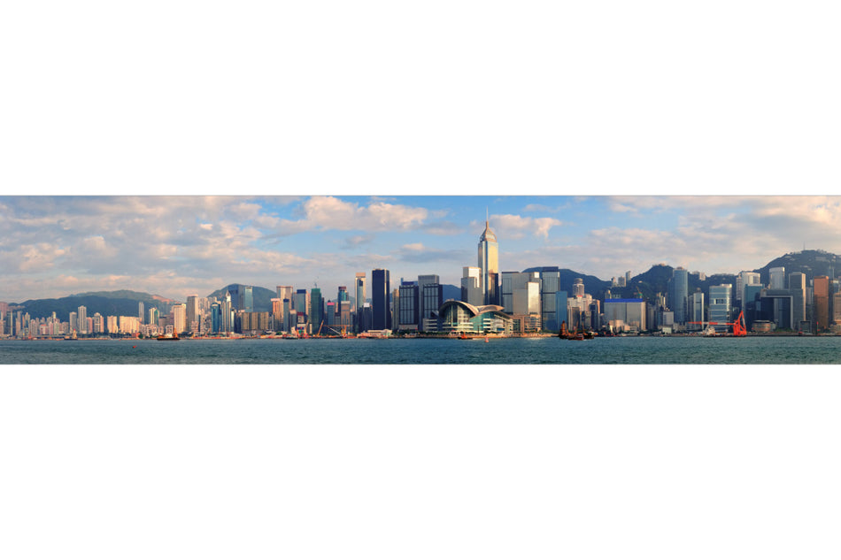 Küchenrückwand Skyline am Meer