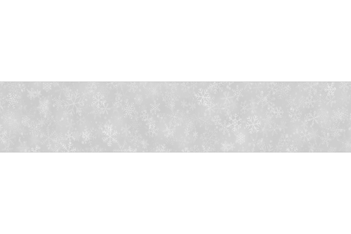 Küchenrückwand Schneeflocken