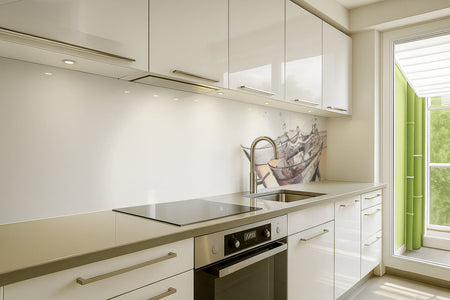 Küchenrückwand Sektgläser