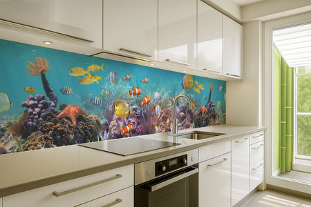 Küchenrückwand Korallenriff
