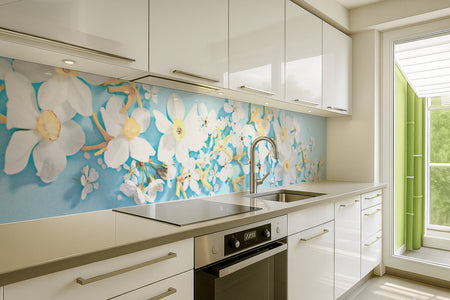 Küchenrückwand Narzissen & Blüten