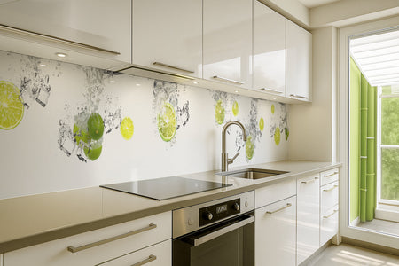 Küchenrückwand Limetten Splash