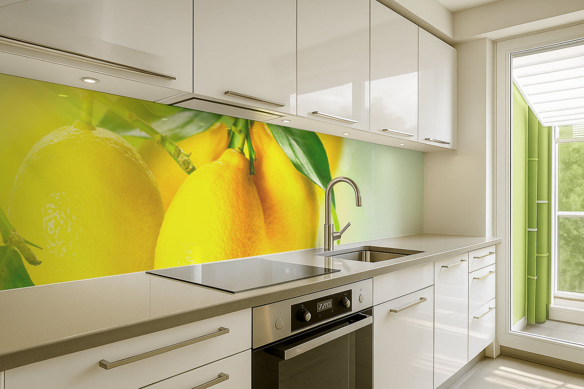 Küchenrückwand Frische Zitrone