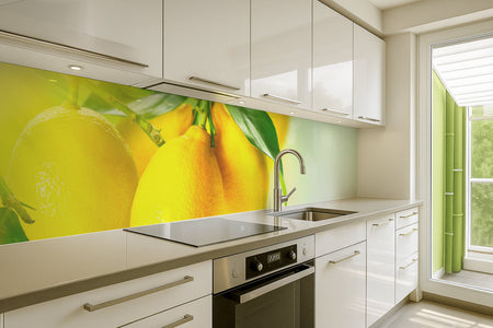 Küchenrückwand Frische Zitrone