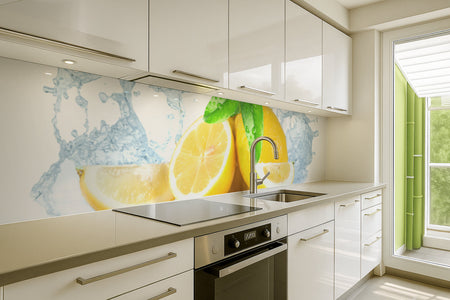 Küchenrückwand Frische Zitrone