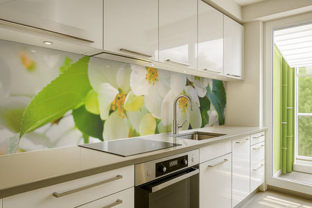 Küchenrückwand Blütenzauber