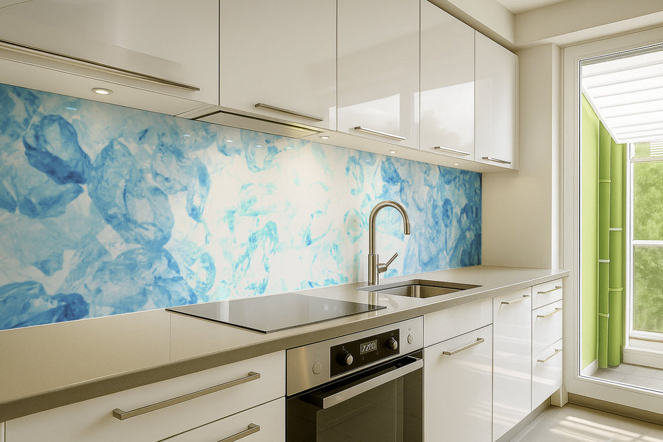 Küchenrückwand Eissteine