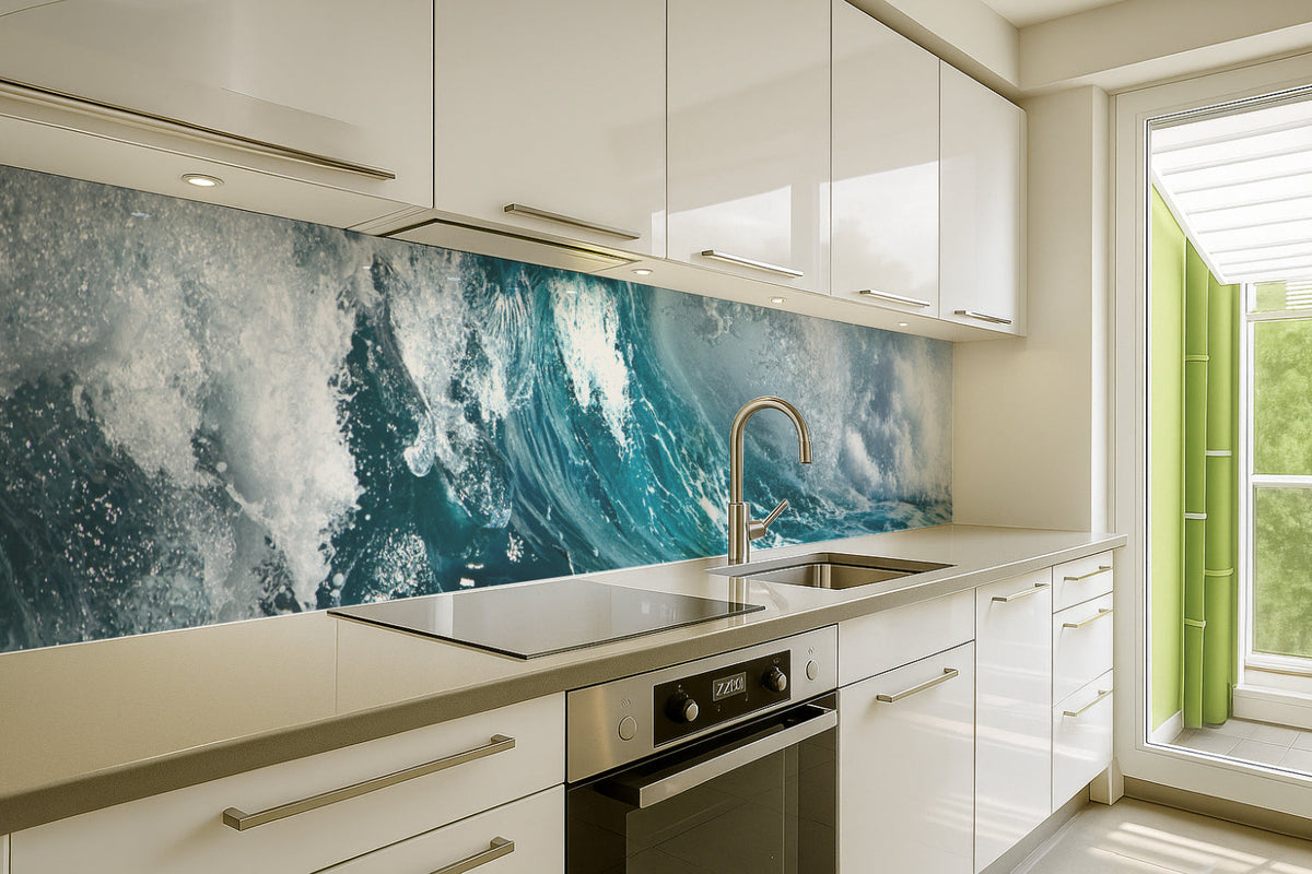 Küchenrückwand Meereswelle