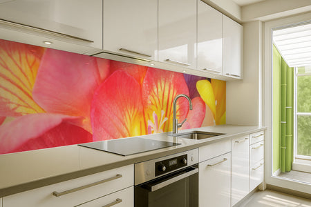 Küchenrückwand Blumen Design