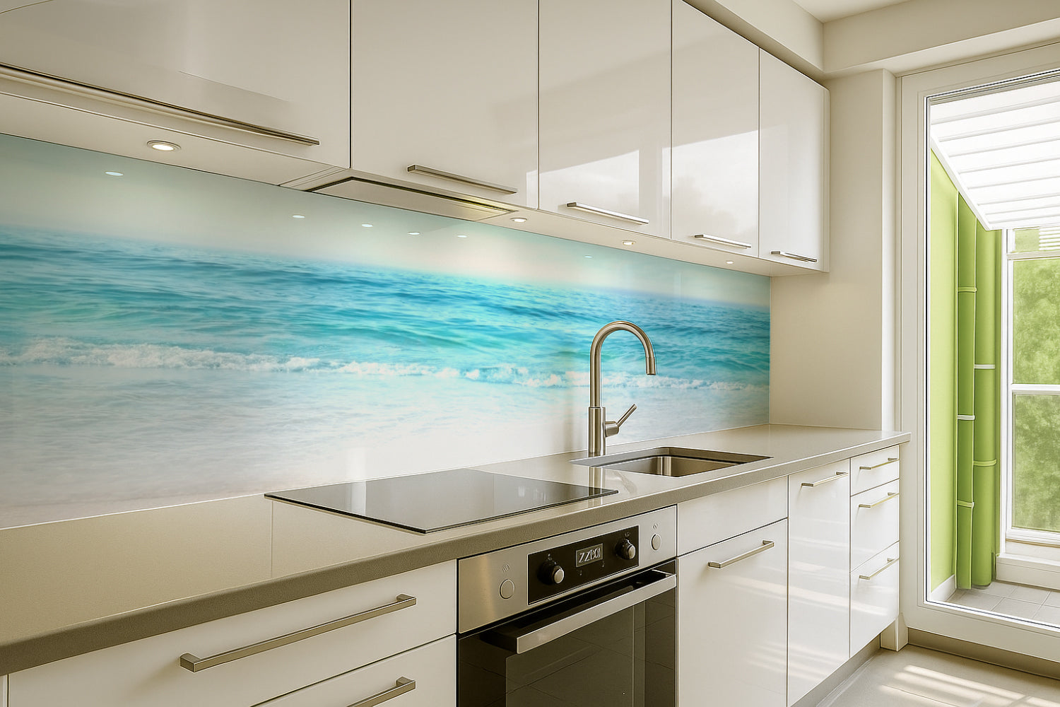 Küchenrückwand Meereswellen