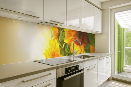 Küchenrückwand Sonnenblume Gelb