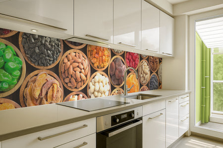 Küchenrückwand Nüsse & Trockenfrüchte