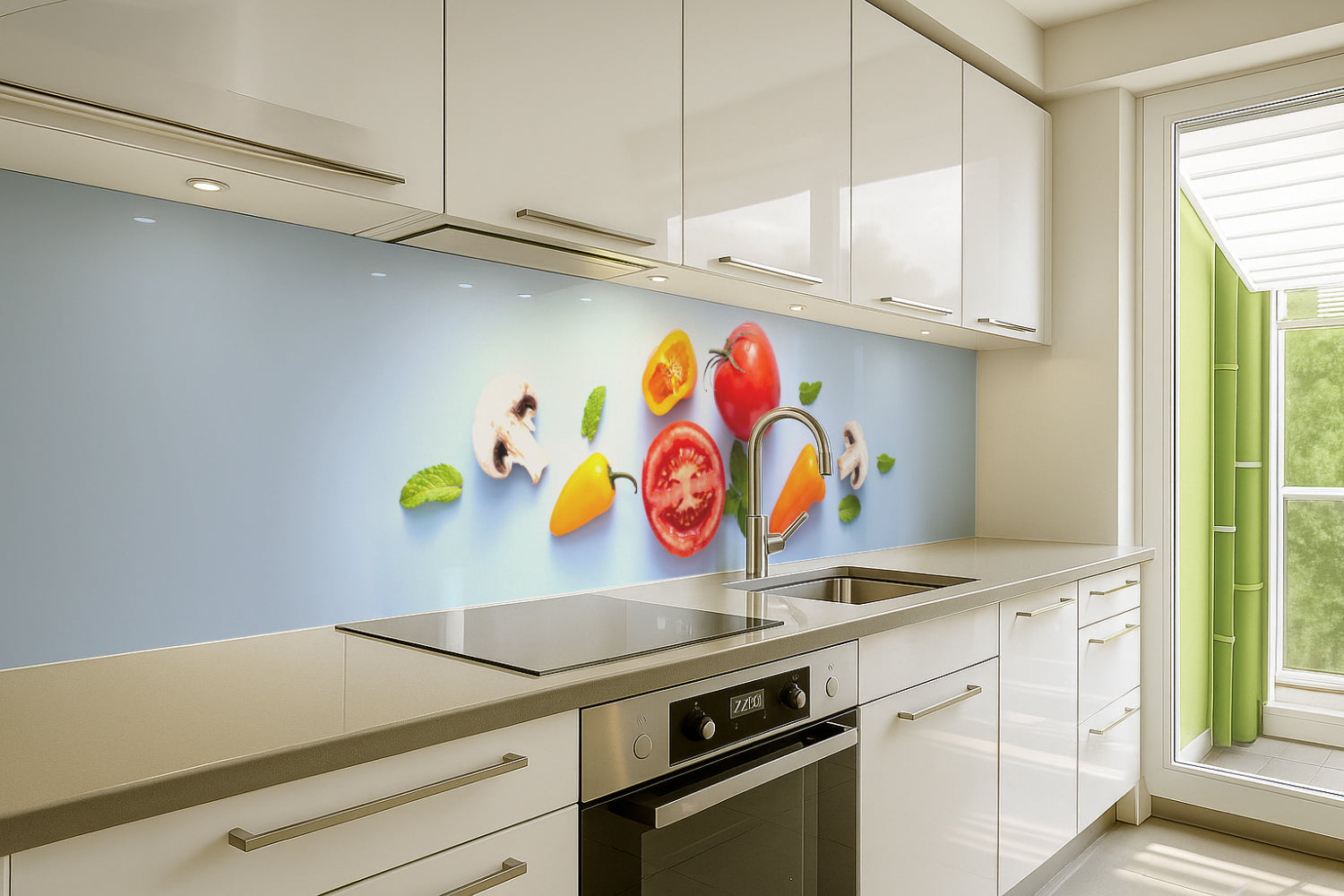 Küchenrückwand Tomaten & Paprika