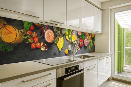 Küchenrückwand Gemüse & Smoothies