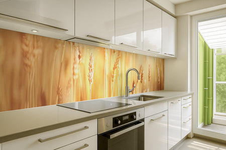 Küchenrückwand Weizenfeld