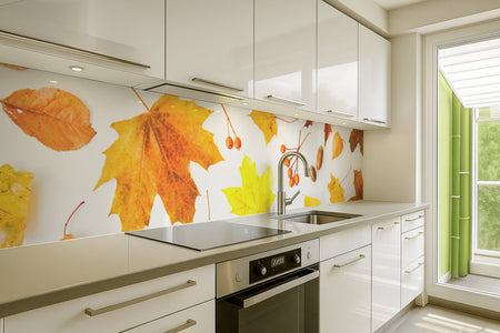 Küchenrückwand Herbstblätter