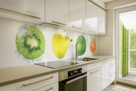 Küchenrückwand Früchte Splash