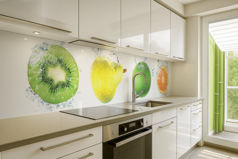Küchenrückwand Früchte Splash