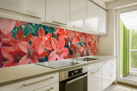 Küchenrückwand Blüten Modern