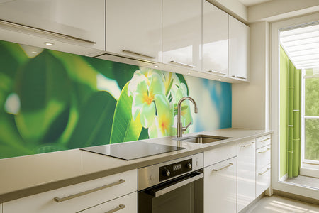 Küchenrückwand Exotische Blumen