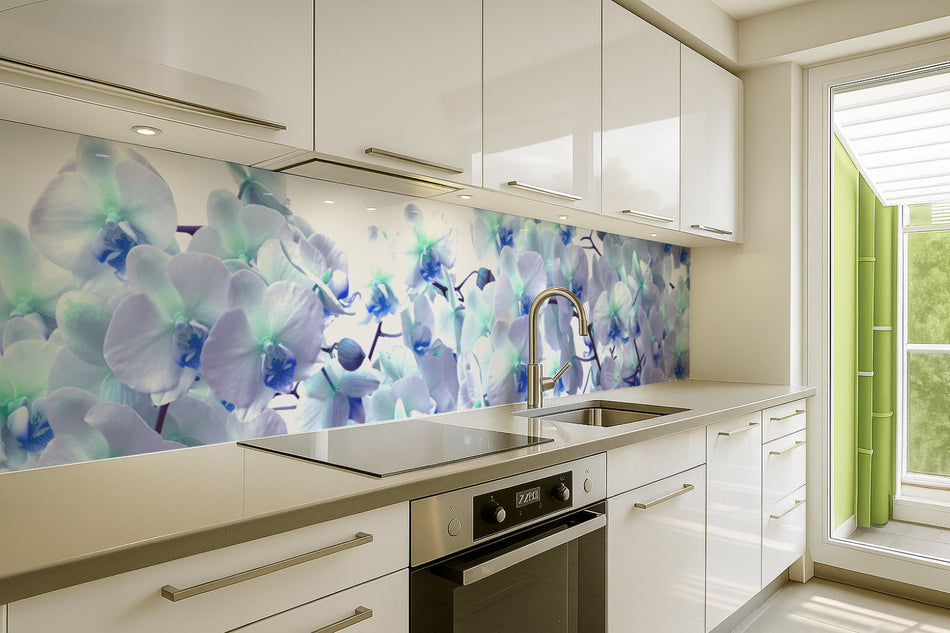 Küchenrückwand Orchideen