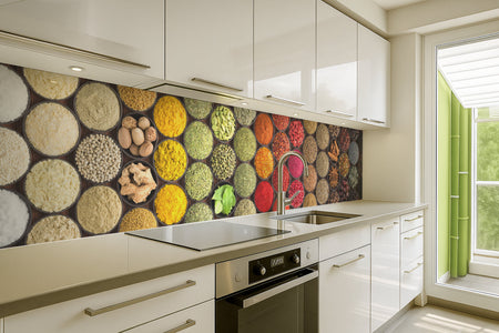 Küchenrückwand Exotische Gewürzmischung